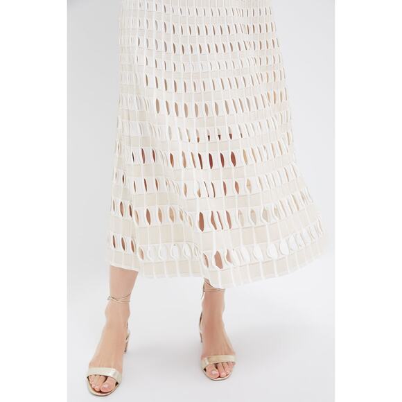 SIMKHAI Multi Sand Larken Midi Skirt Size XS NWT Retail $595 - Picture 5 of 7